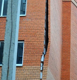 Пример обрушения стены 11 Пример обрушения стены